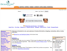 Tablet Screenshot of beautycare.com